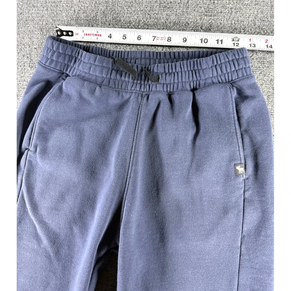 Abercrombie Kids Navy Blue Fleece Jogger Sweatpants‎ Size 13/14 Boys Girls